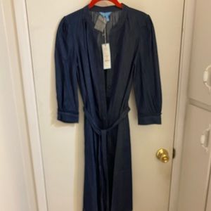 NWT  Draper James Chambray Drop Dress Size 2